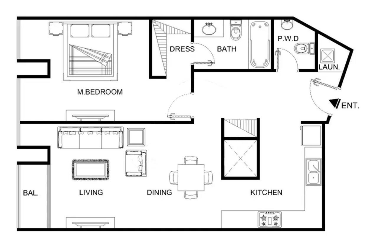 Lux Cayan Superior 3 In Marina Appartamento